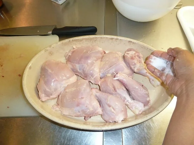 mariniertes Honig-Hähnchen mit Joghurtsoße im Ofen gegart - Rezept - Bild Nr. 5