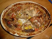 mariniertes Honig-Hähnchen mit Joghurtsoße im Ofen gegart - Rezept