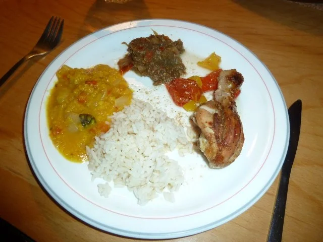 mariniertes Honig-Hähnchen mit Joghurtsoße im Ofen gegart - Rezept - Bild Nr. 9