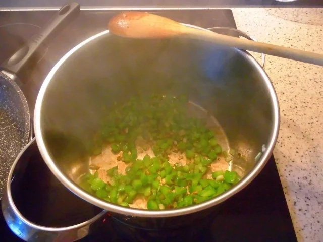 Hähnchen Unterschenkel mit warmem Bulgur Salat - Rezept - Bild Nr. 3