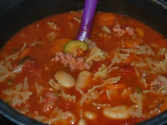 Italienische Nudel-Gemüse-Suppe - Rezept - Bild Nr. 4
