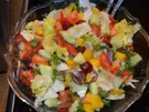 gemischter Salat mit Frucht - Rezept