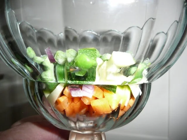 Rezept: Sülze oder Gemüse und Hähnchen in Aspik !! Bild Nr. 4 Sülze oder Gemüse und Hähnchen in Aspik !! - Rezept - Bild Nr. 4