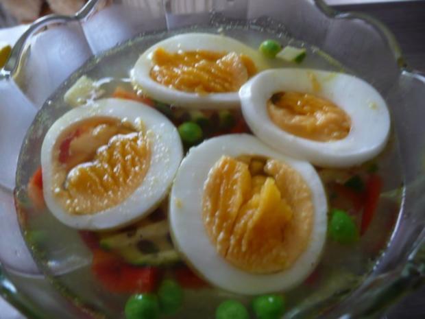 Sülze oder Gemüse und Hähnchen in Aspik !! - Rezept - kochbar.de