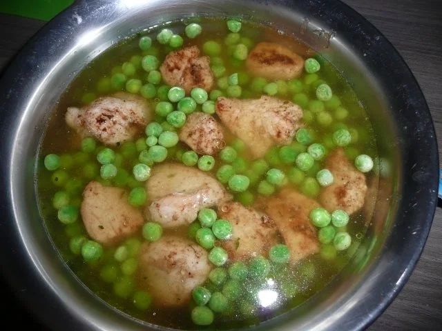 Rezept: Sülze oder Gemüse und Hähnchen in Aspik !! Bild Nr. 9 Sülze oder Gemüse und Hähnchen in Aspik !! - Rezept - Bild Nr. 9