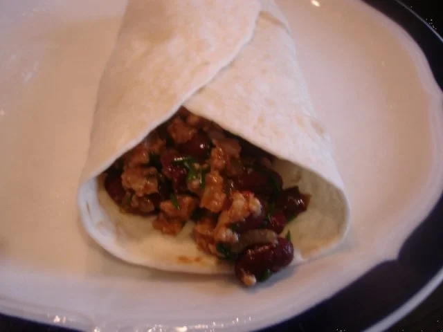 Rezept: Tortillas mit mexikanischer Füllung à la Papa Tortillas mit mexikanischer Füllung à la Papa - Rezept