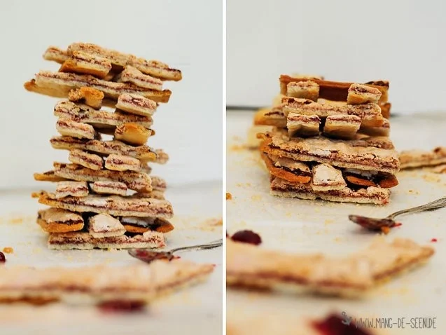 Himbeerschnitten vier Generationen, ein Rezept - Rezept - Bild Nr. 3