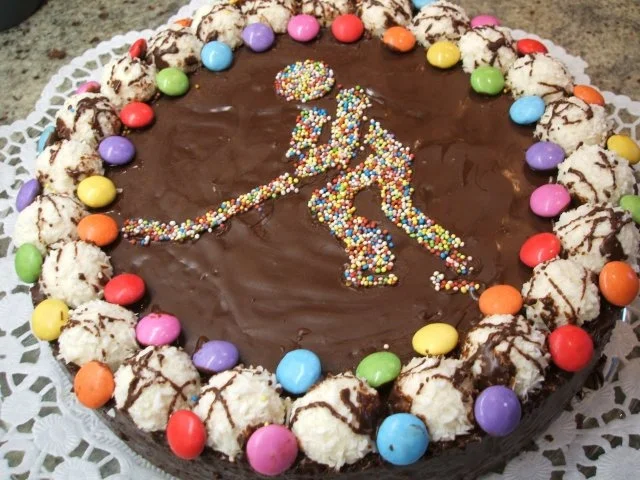 Deko: Sportlertorte - Rezept