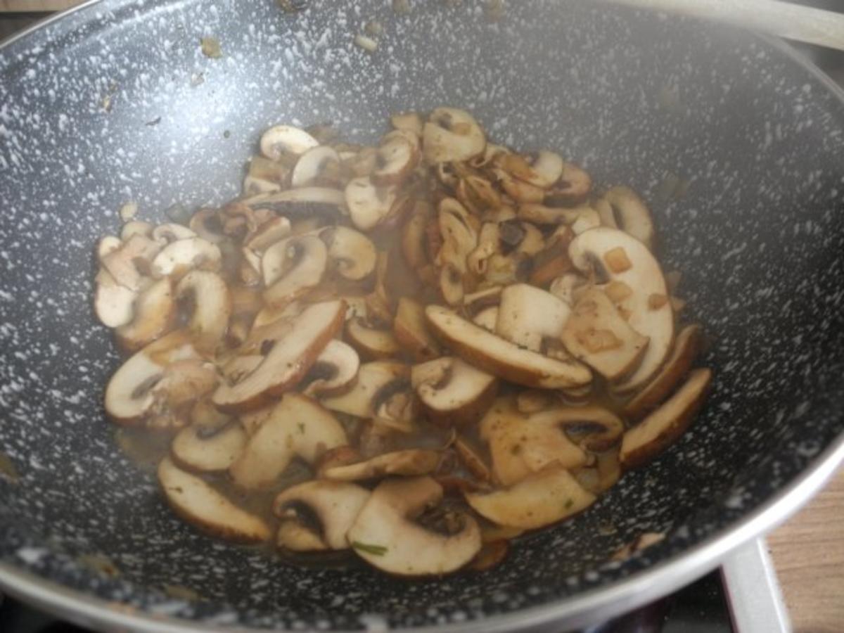 Vegan : Pasta mit gebutterten Champignons - Rezept - Bild Nr. 8