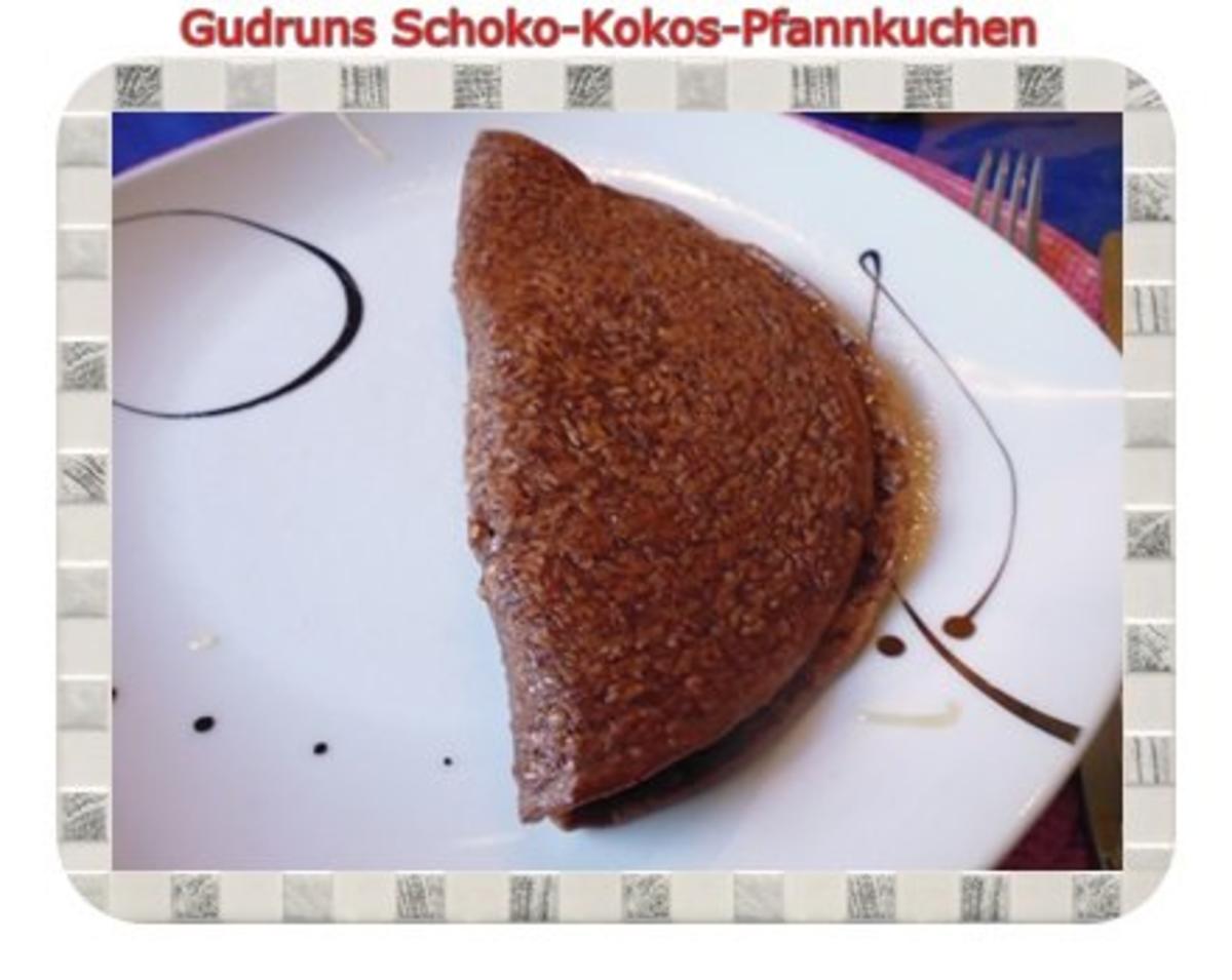 Kuchen: Schoko-Kokos-Pfannkuchen - Rezept