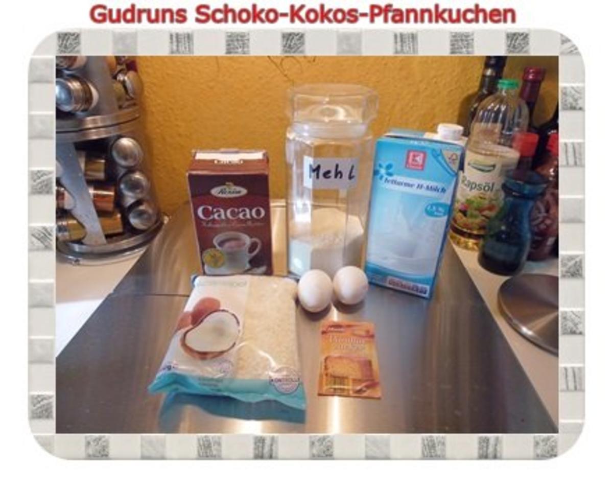 Kuchen: Schoko-Kokos-Pfannkuchen - Rezept - Bild Nr. 2