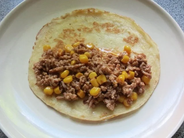 Rezept: Kochen: Gefüllter Pfannkuchen Kochen: Gefüllter Pfannkuchen - Rezept