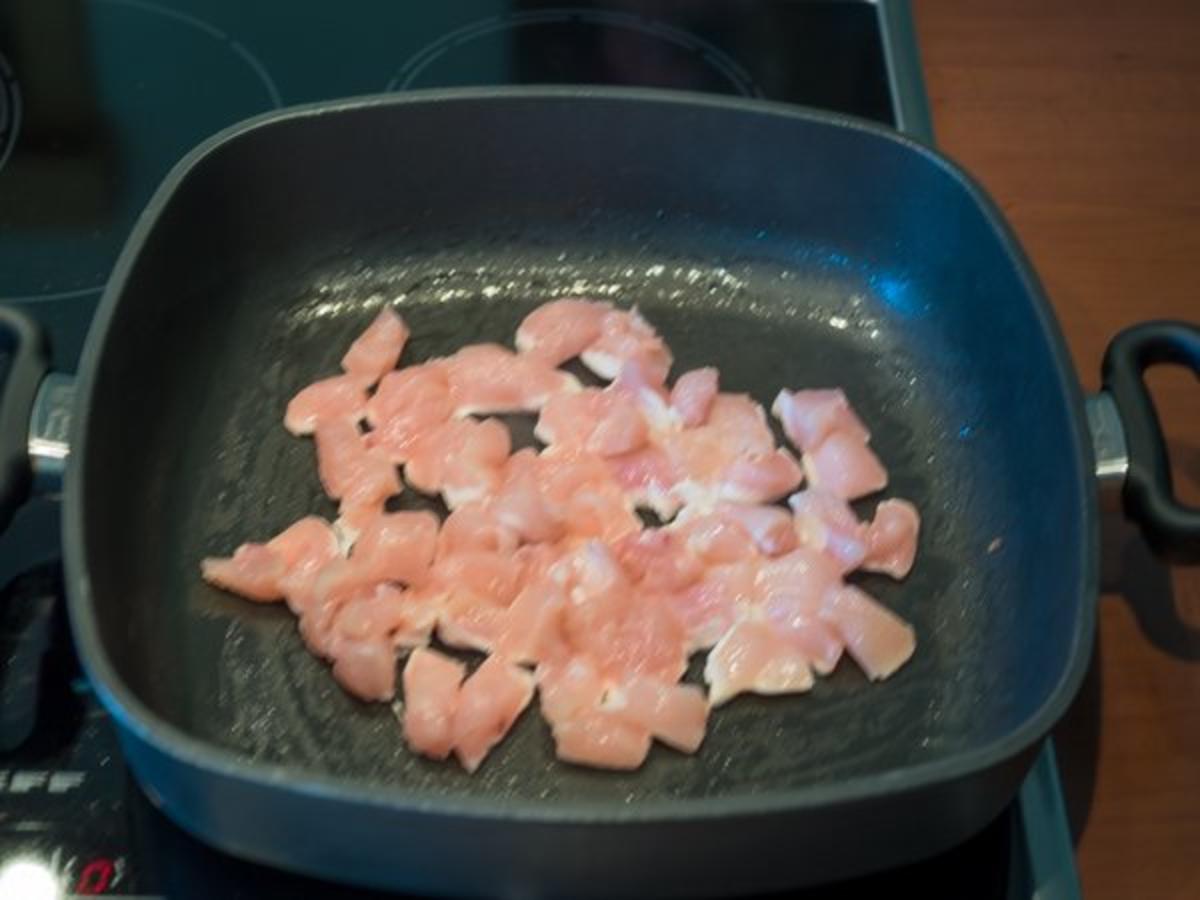Nudelpfanne mit Hähnchen und Gemüse - einfach - von solababalola