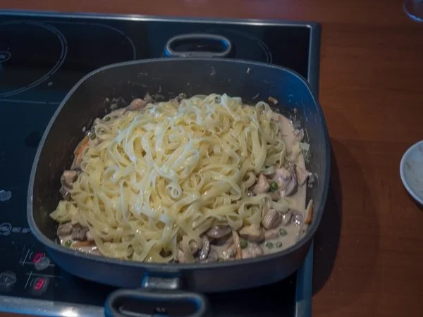 Nudelpfanne mit Hähnchen und Gemüse - Rezept - Bild Nr. 7