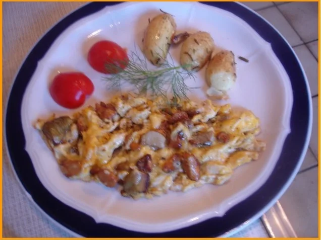Eierpilz-Omelett - Rezept