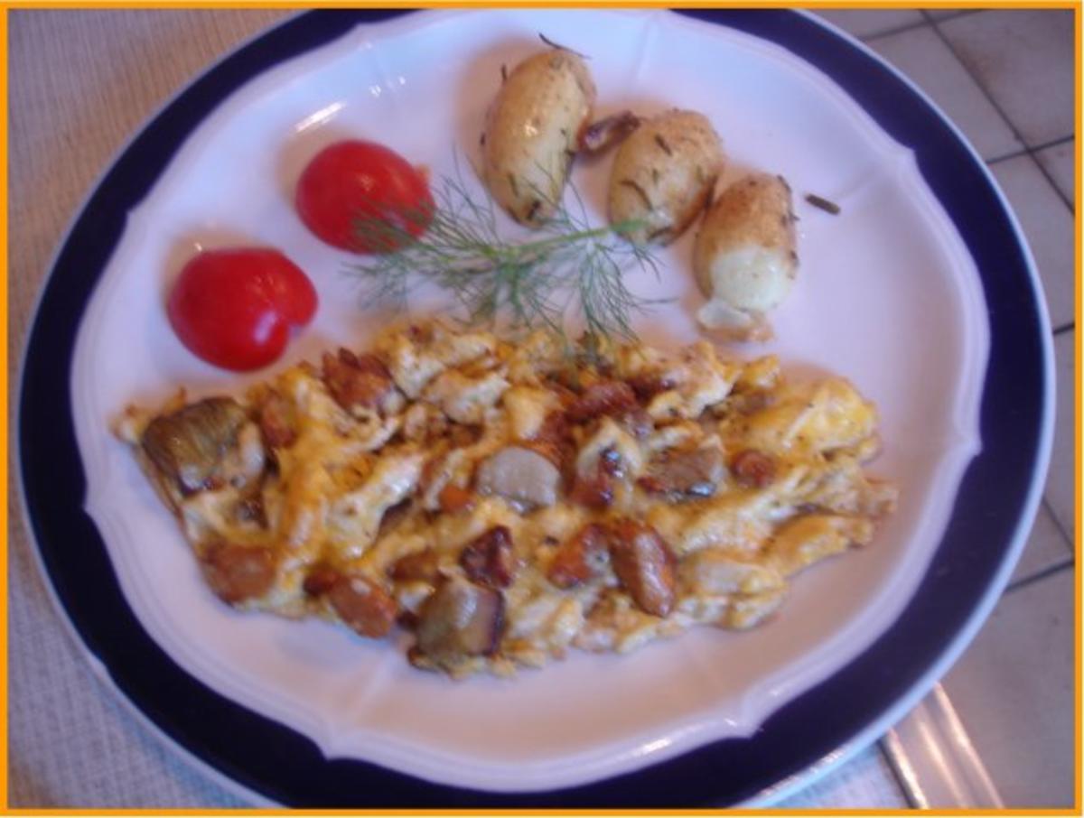 Bilder für Eierpilz-Omelett - Rezept