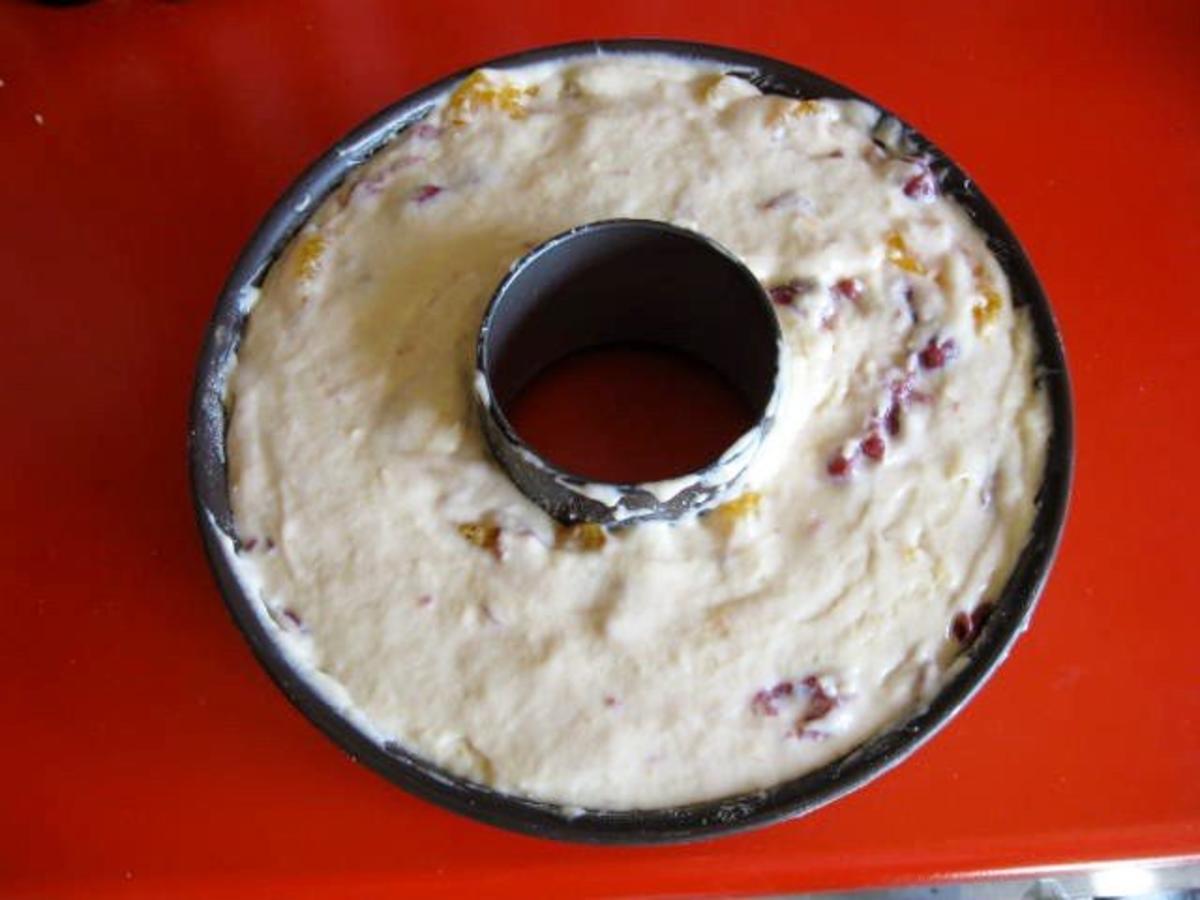 Buttermilch Kuchen mit Kirschen und Mandarinen - Rezept - Bild Nr. 9