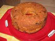 Buttermilch Kuchen mit Kirschen und Mandarinen - Rezept