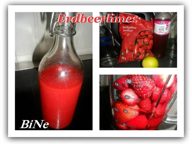 Rezept: BiNe` S ERDBEERLIMES BiNe` S ERDBEERLIMES - Rezept