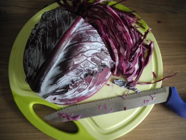 Rezept: Beilage : Apfel - Holunder - Rotkraut Beilage : Apfel - Holunder - Rotkraut - Rezept