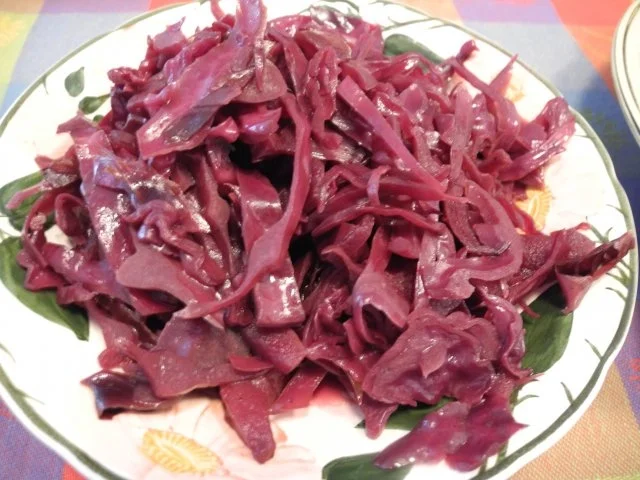 Rezept: Beilage : Apfel - Holunder - Rotkraut Bild Nr. 8 Beilage : Apfel - Holunder - Rotkraut - Rezept - Bild Nr. 8