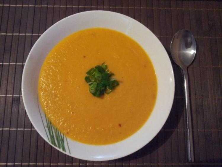 Karotten Mango Suppe - schnell &amp; einfach - 303 kcal/100g