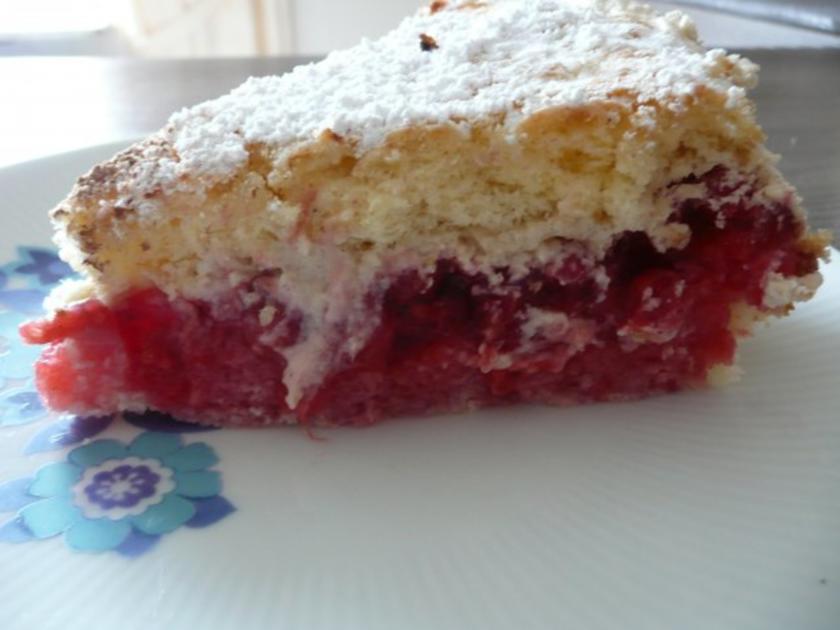 Johannisbeertorte mit Zimt Sahne - einfach - 140 kcal/100g