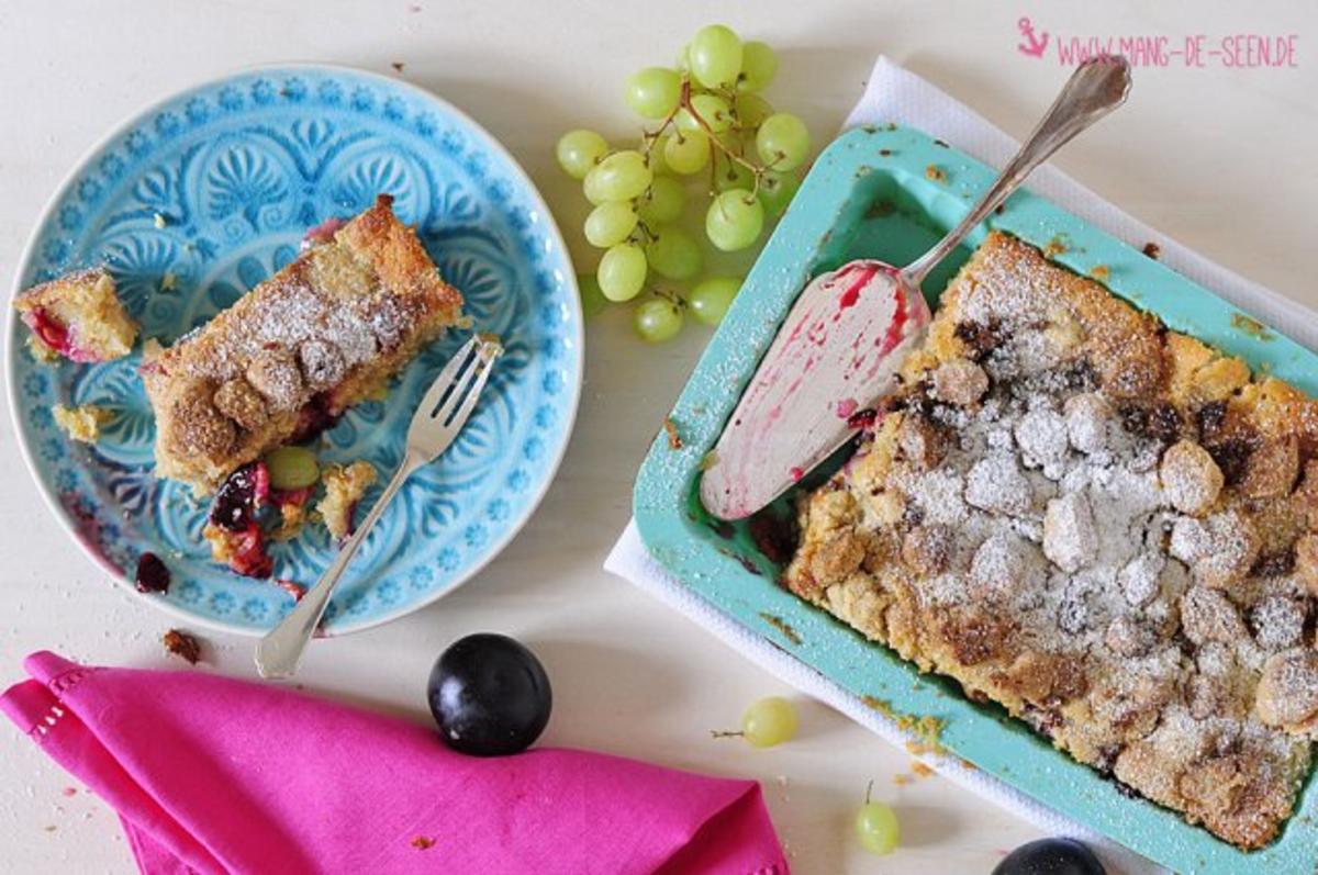 Sommerfrüchtekuchen mit Streuseln - Rezept