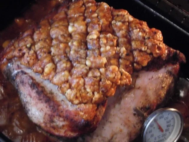 Krustenbraten NT mit neuen Kartoffeln, endlos Kohlrabi und Weißbiersoße - Rezept - Bild Nr. 8