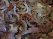 Rezept: Schweine - Nieren mit Zwiebel und Schinken Schweine - Nieren mit Zwiebel und Schinken - Rezept