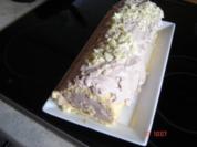 Blitz-Biskuitrolle mit Kabasahne - Rezept
