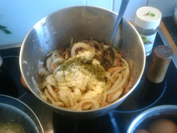 Afrikanischer Thon-Eier-Kartoffelsalat - Rezept - Bild Nr. 7