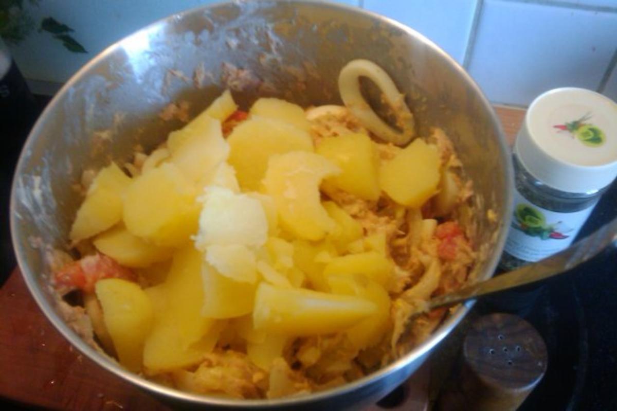 Afrikanischer Thon-Eier-Kartoffelsalat - Rezept - Bild Nr. 10