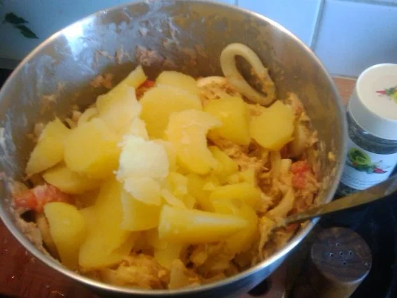 Afrikanischer Thon-Eier-Kartoffelsalat - Rezept - Bild Nr. 10