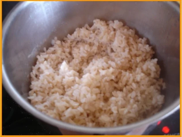 Rezept: Hähnchenbrustfilet mit Vollkornreis und gemischten Salat Bild Nr. 3 Hähnchenbrustfilet mit Vollkornreis und gemischten Salat - Rezept - Bild Nr. 3