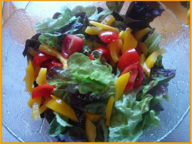 Rezept: Hähnchenbrustfilet mit Vollkornreis und gemischten Salat Bild Nr. 7 Hähnchenbrustfilet mit Vollkornreis und gemischten Salat - Rezept - Bild Nr. 7