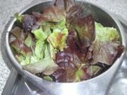 Salatplatte mit Hähnchenstreifen - Rezept