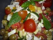 tomaten-zucchini-salat - Rezept