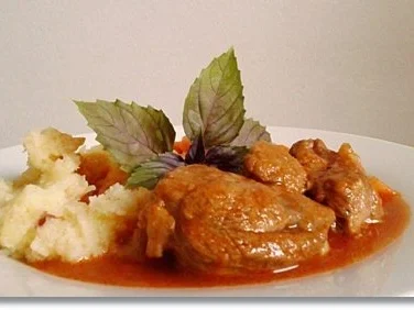 Rinderbeinscheibe mit Gemüse und Stampfkartoffeln - Rezept - Bild Nr. 2