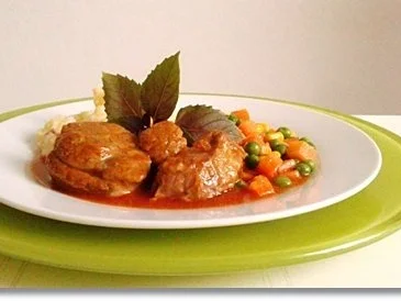 Rinderbeinscheibe mit Gemüse und Stampfkartoffeln - Rezept - Bild Nr. 13