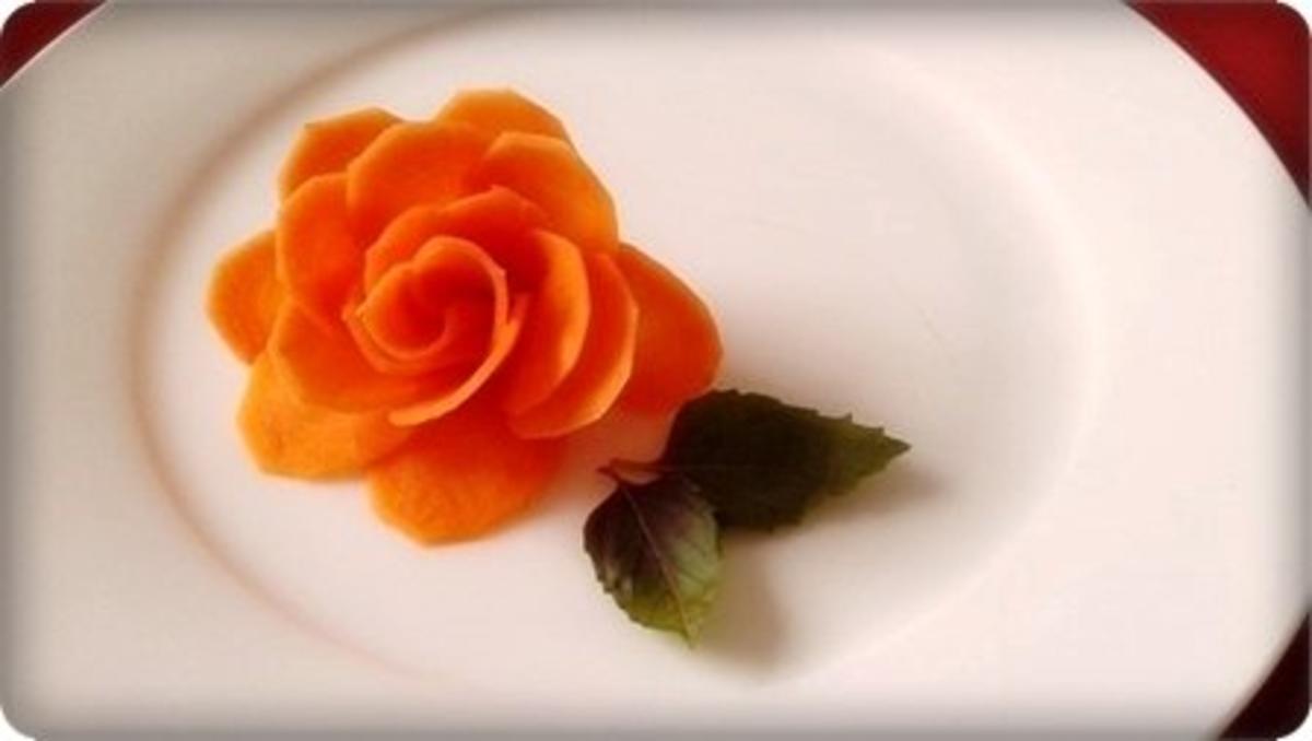 „Möhren-Rose“ selber machen - Rezept - Bild Nr. 2