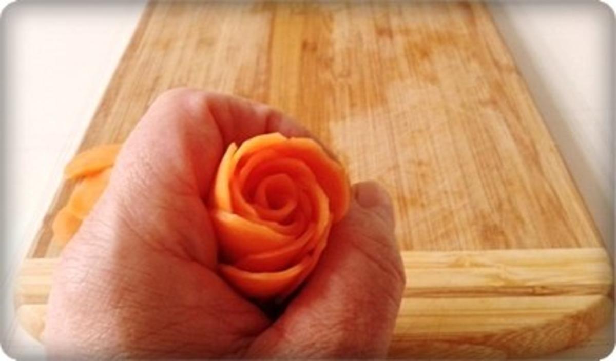 „Möhren-Rose“ selber machen - Rezept - Bild Nr. 10