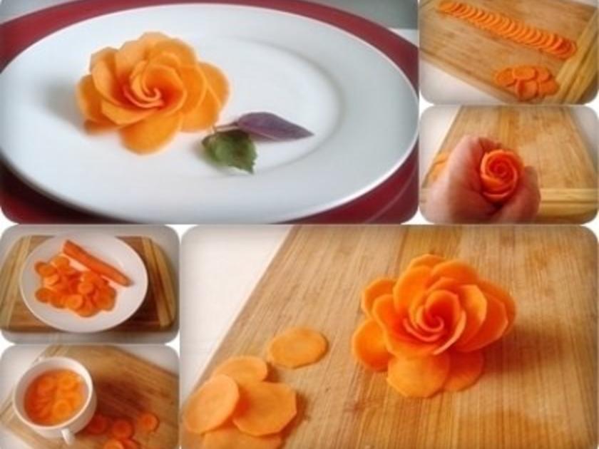 „Möhren-Rose“ selber machen - Rezept - kochbar.de