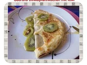 Kuchen: Kiwi-Pfannkuchen mit Dinkelmehl - Rezept