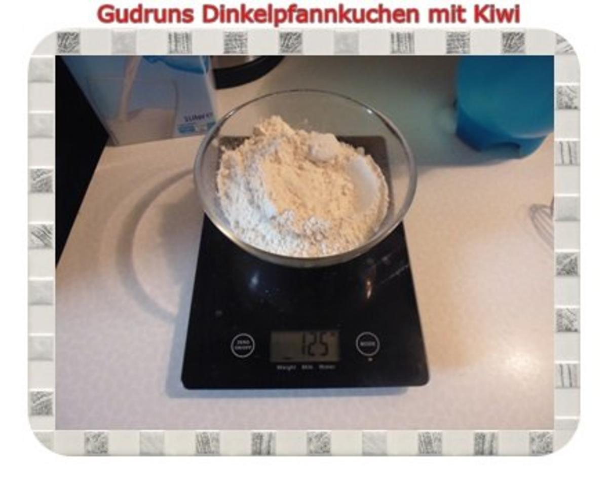 Kuchen: Kiwi-Pfannkuchen mit Dinkelmehl - Rezept - Bild Nr. 3