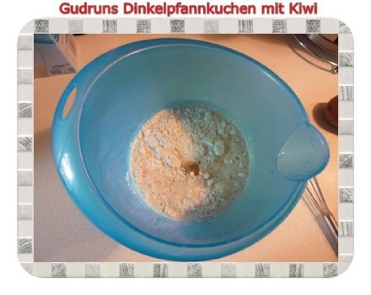 Kuchen: Kiwi-Pfannkuchen mit Dinkelmehl - Rezept - Bild Nr. 5