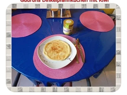 Rezept: Kuchen: Kiwi-Pfannkuchen mit Dinkelmehl Bild Nr. 10 Kuchen: Kiwi-Pfannkuchen mit Dinkelmehl - Rezept - Bild Nr. 10