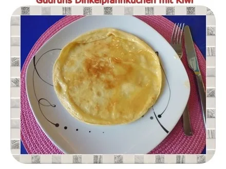 Rezept: Kuchen: Kiwi-Pfannkuchen mit Dinkelmehl Bild Nr. 11 Kuchen: Kiwi-Pfannkuchen mit Dinkelmehl - Rezept - Bild Nr. 11