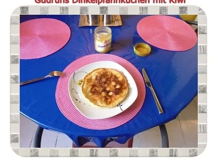 Rezept: Kuchen: Kiwi-Pfannkuchen mit Dinkelmehl Bild Nr. 14 Kuchen: Kiwi-Pfannkuchen mit Dinkelmehl - Rezept - Bild Nr. 14