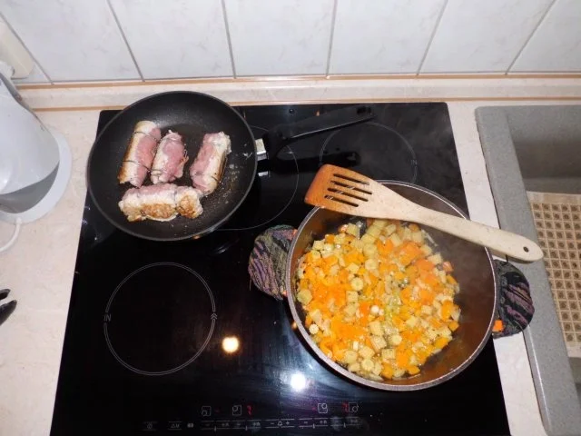 Rezept: Geflügel, Pute: Puten-Mascarpone-Rouladen mit cremigen Gemüsereis Bild Nr. 5 Geflügel, Pute: Puten-Mascarpone-Rouladen mit cremigen Gemüsereis - Rezept - Bild Nr. 5